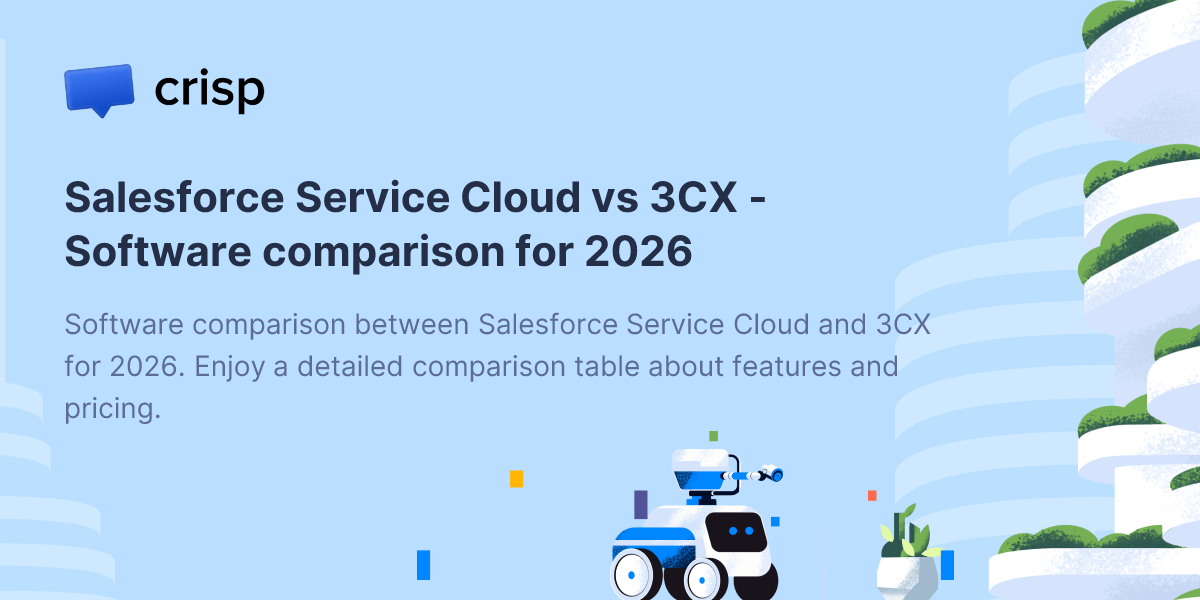 Salesforce Service Cloud vs 3CX - Software comparison for 2026 - Crisp