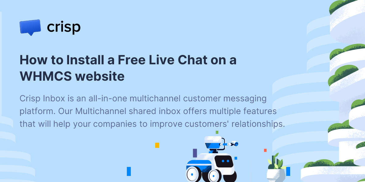 How to Install a Free Live Chat on a WHMCS website - Crisp