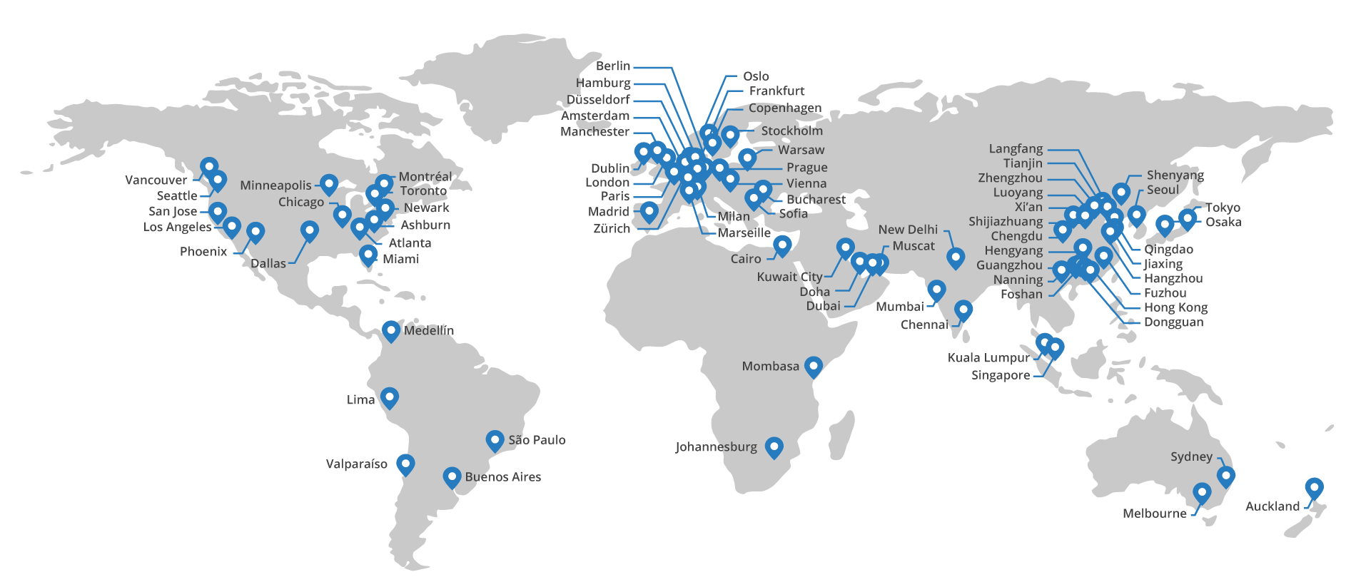 CloudFlare Map (May 2015)