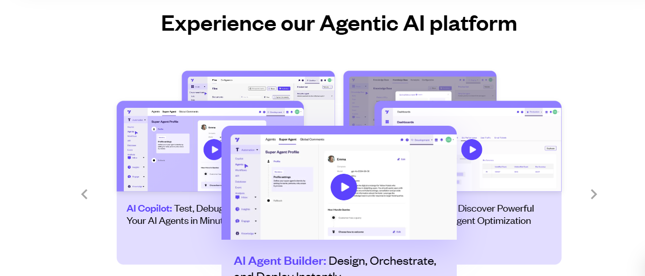 Yellow.ai AI Agent for Support Automation