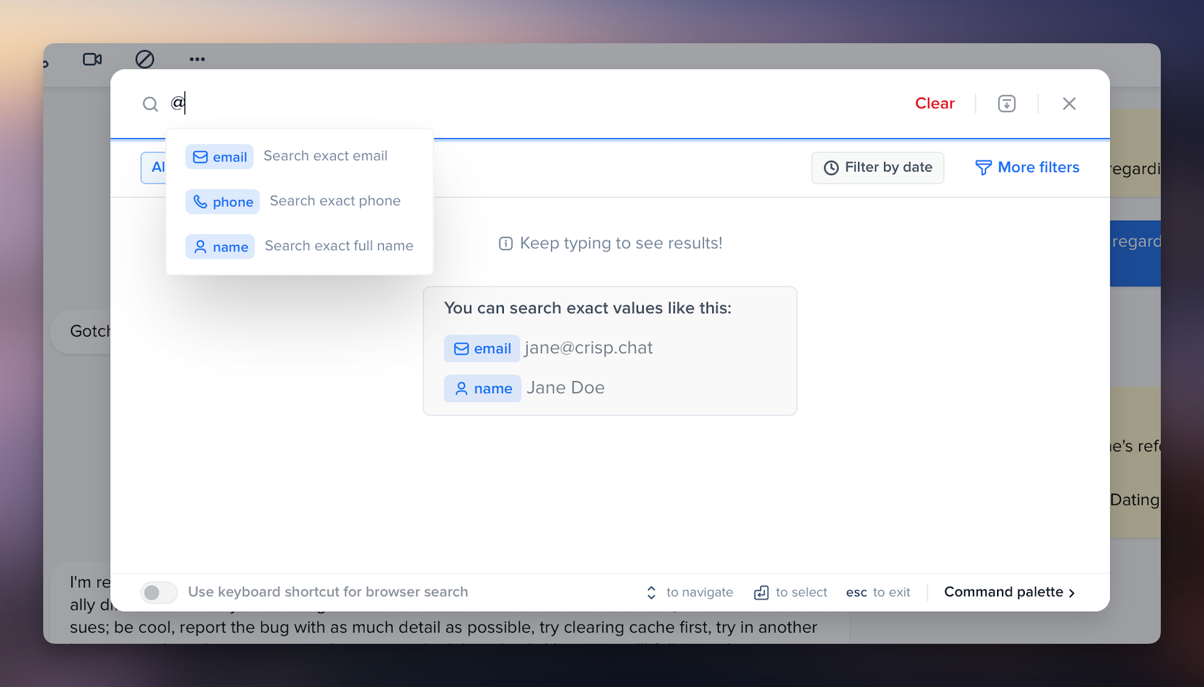 https://crisp.chat/static/blog/content/images/2026/05/crisp-advanced-spotlight-search-filters.png