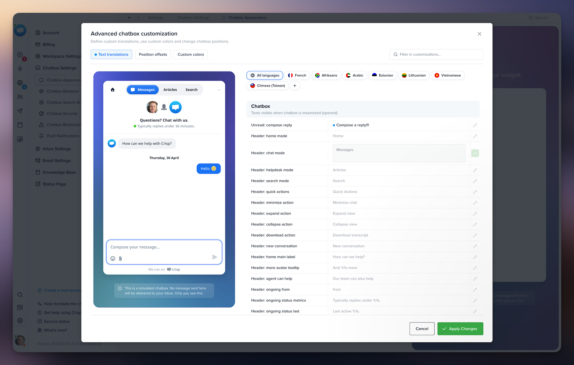 https://crisp.chat/static/blog/content/images/2026/05/crisp-chatbox-text-translations-customization.png