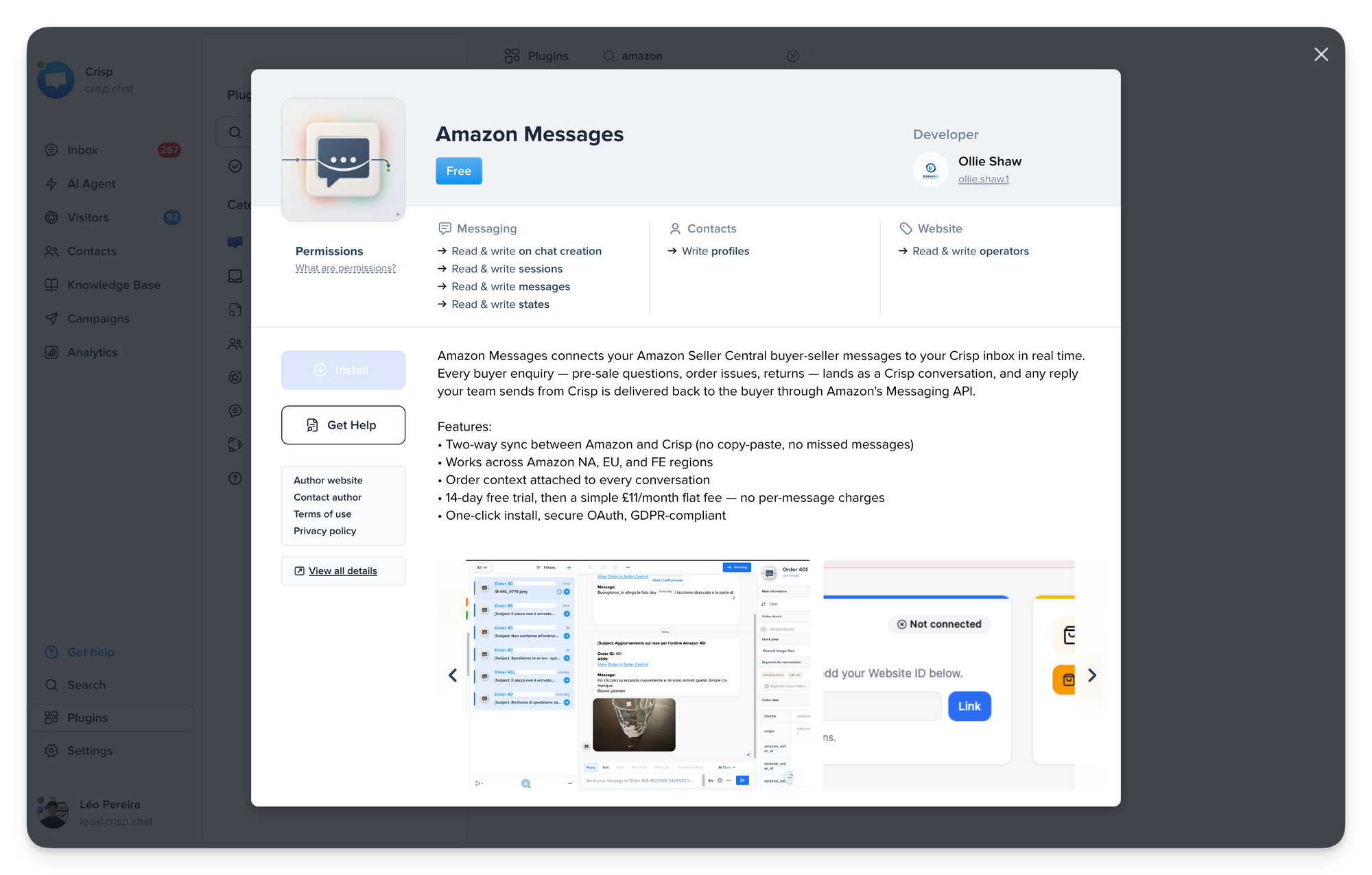 https://crisp.chat/static/blog/content/images/2026/10/crisp-amazon-messages-integration.png