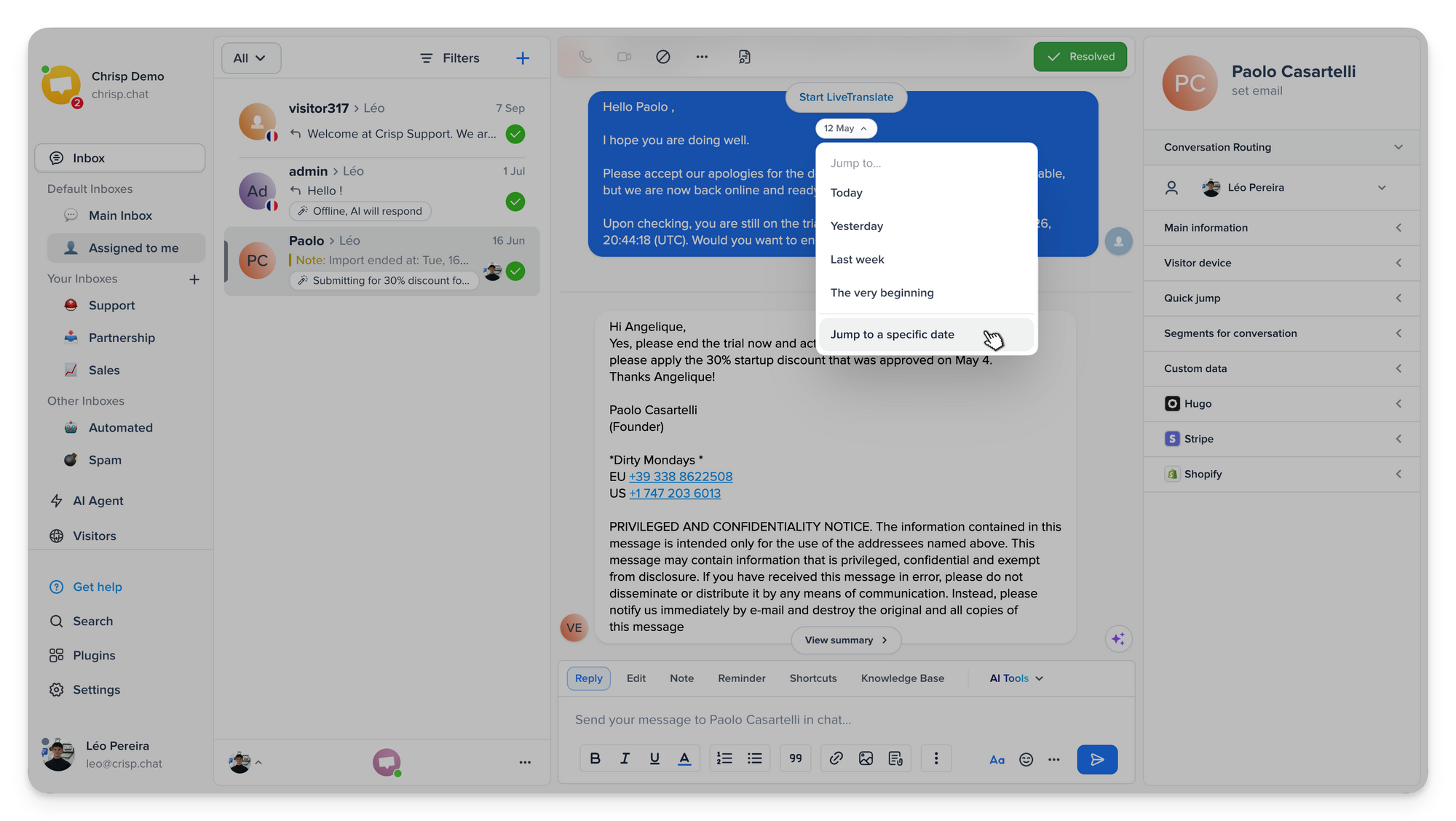 https://crisp.chat/static/blog/content/images/2026/10/crisp-inbox-conversation-date-navigation.png
