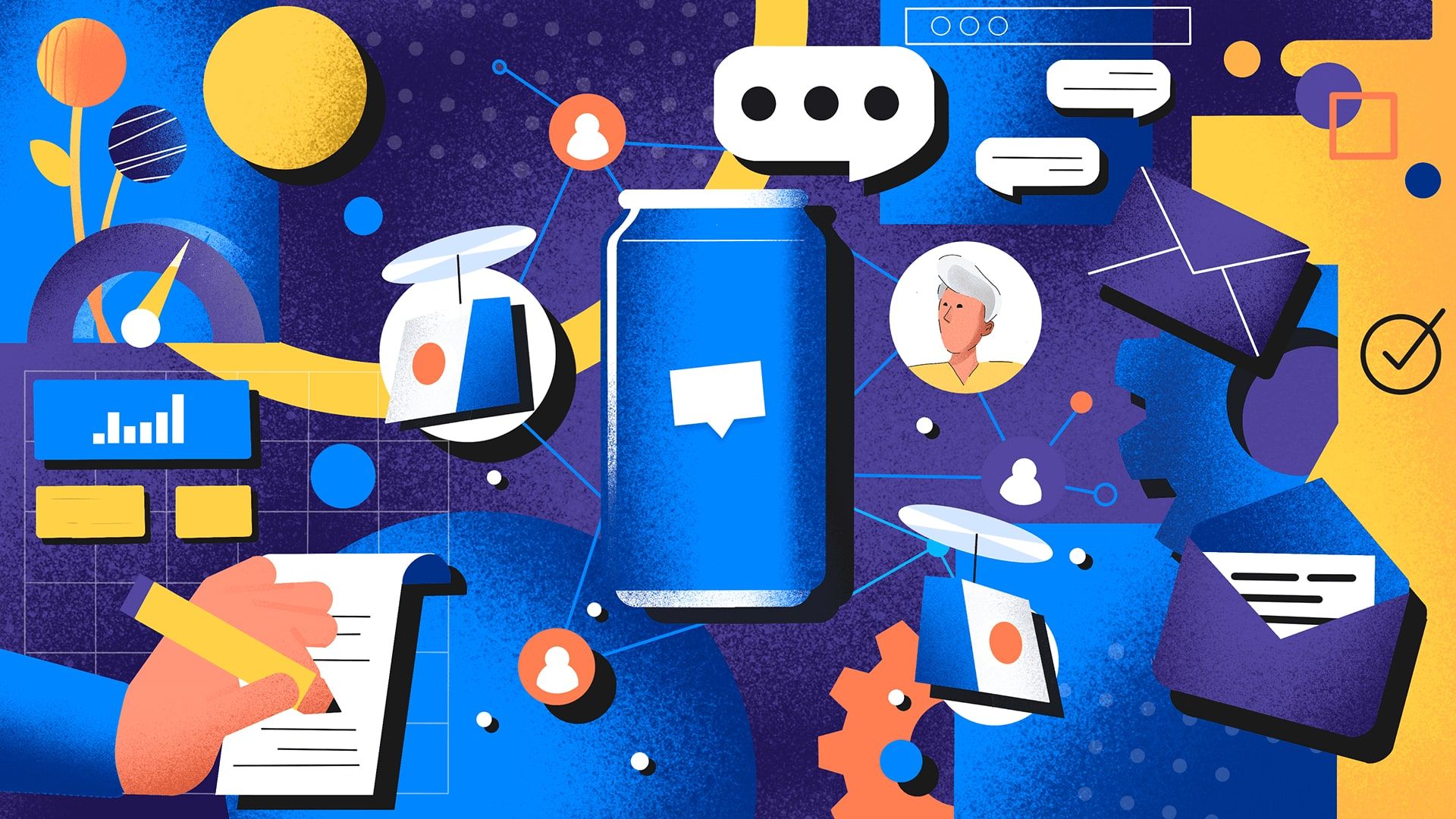 What are the benefits of canned responses for customer service?